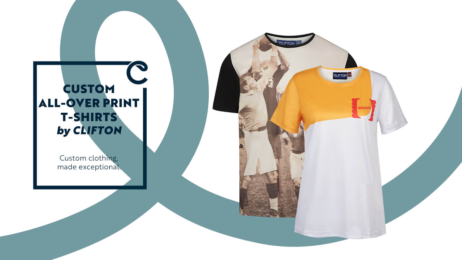 CLIFTON Redgrave Custom All-Over Print Tee